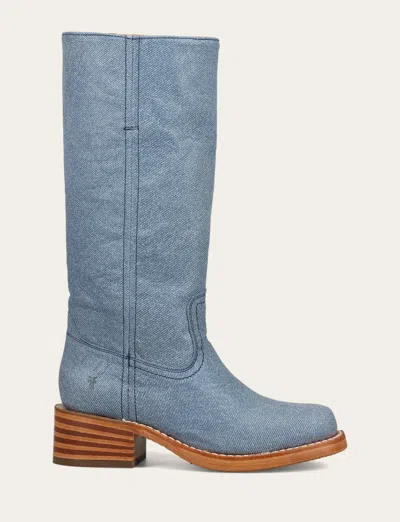 The Frye Company Frye Campus 14l Boots In Blue