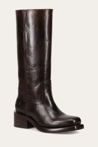 The Frye Company Frye Campus 14l Tall Boots In Bourbon