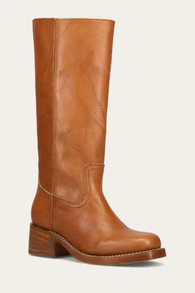 The Frye Company Frye Campus 14l Tall Boots In Saddle