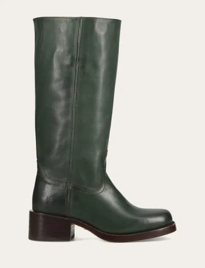 The Frye Company Frye Campus 14l Wide Calf Boots In Green