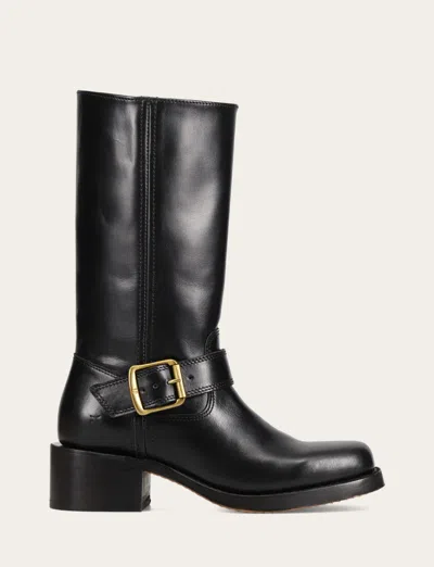 The Frye Company Frye Campus Buckle Boots In Black