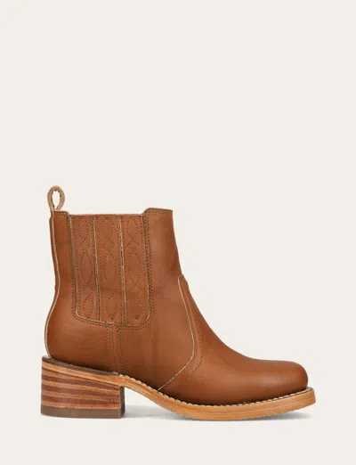 The Frye Company Frye Campus Chelsea Womens Booties In Brown
