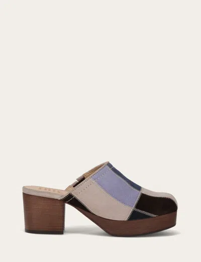 The Frye Company Frye Campus Clog Patchwork In Multi