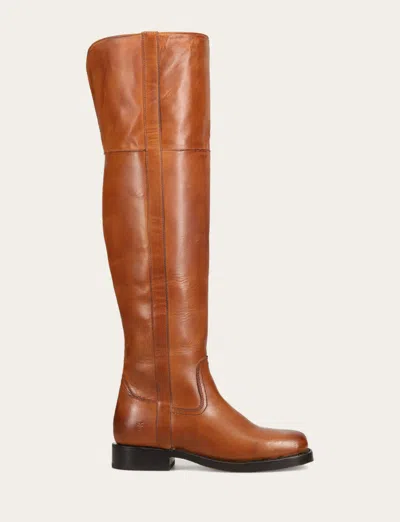The Frye Company Frye Campus Low Heel Over The Knee Boots In Brown