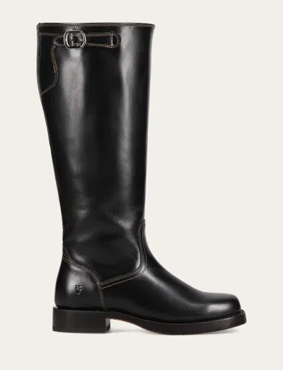 The Frye Company Frye Campus Low Heel Tall Riding Wide Calf Boots In Black