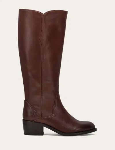 The Frye Company Frye Carson 2 Piping Tall Boots In Brown