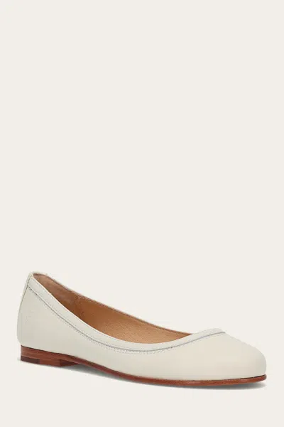 The Frye Company Frye Carson Ballet Flats In White