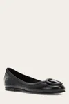 The Frye Company Frye Carson Logo Ballet Flats In Black