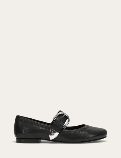 The Frye Company Frye Carson Mary Jane Flats In Black