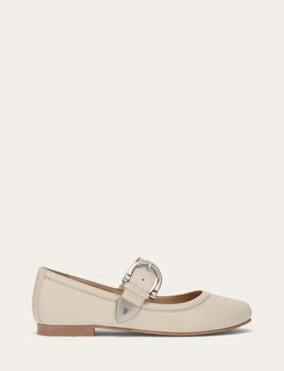 The Frye Company Frye Carson Mary Jane Flats In Metallic