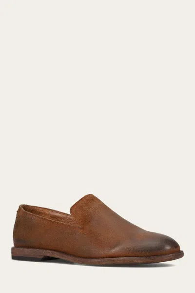 The Frye Company Frye Chris Venetian Loafers In Ginger Suede