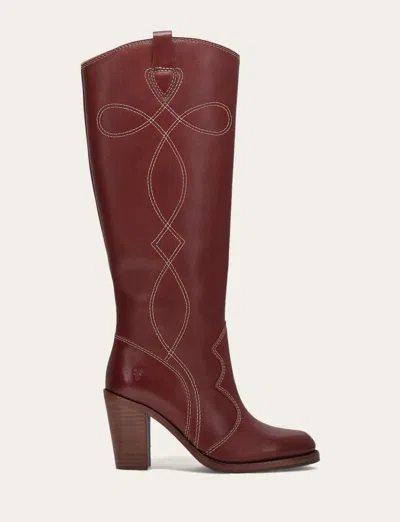 The Frye Company Frye Corinne Tall Deco Stitch Boots In Multi