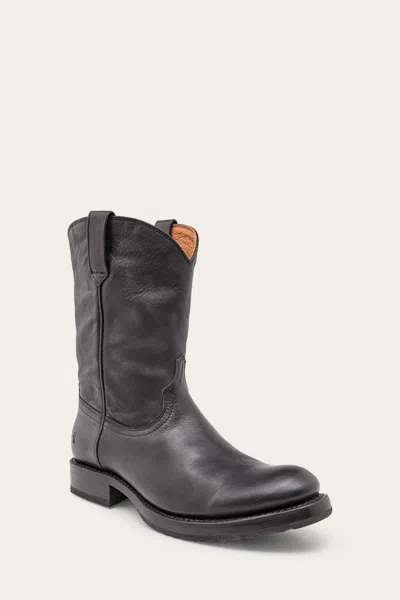 The Frye Company Frye Duke Roper Boots In Black