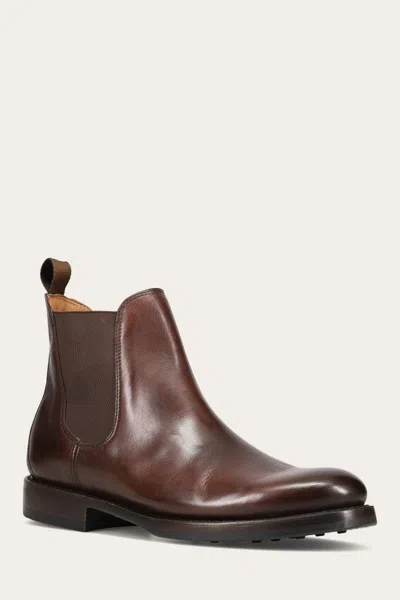 The Frye Company Frye Dylan Chelsea Boots In Dark Brown