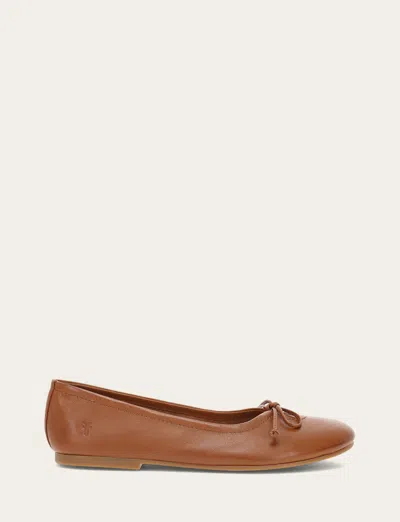 The Frye Company Frye Emma Ballet Flats In Brown