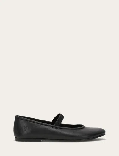 The Frye Company Frye Emma Elastic Mary Jane Flats In Black
