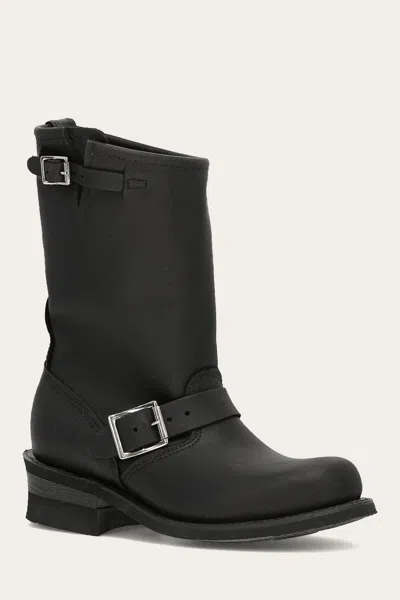 The Frye Company Frye Engineer 12r Womens Moto Boots In Black