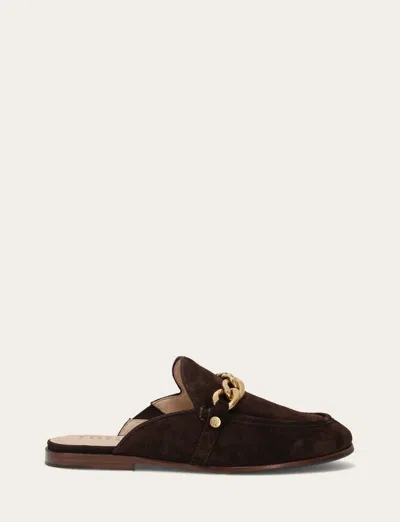 The Frye Company Frye Faith Chain Mule In Brown