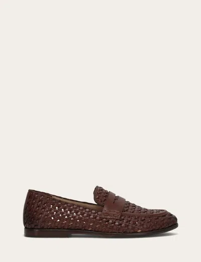 The Frye Company Frye Faith Woven Loafer Loafers In Brown