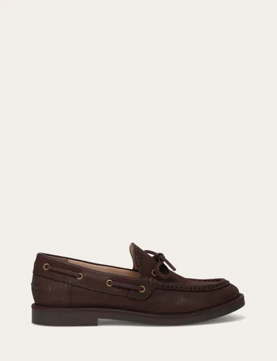 The Frye Company Frye Harper One Eye Tie Loafers In Multi