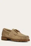 The Frye Company Frye Hudson Campmoc Lug Loafers In Desert