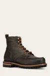 The Frye Company Frye Hudson Workboot Lug Boots In Chocolate