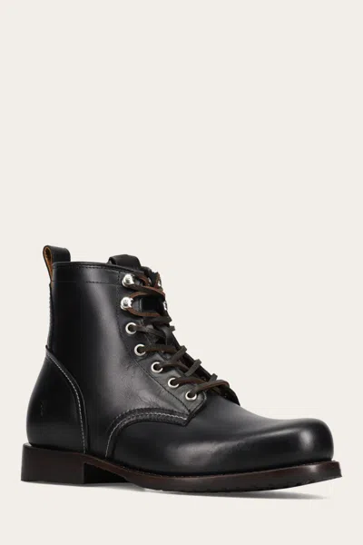 The Frye Company Frye Hudson Workboot Plain Toe In Black