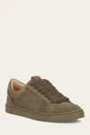 The Frye Company Frye Ivy Court Low Lace Sneaker Sneaker In Moss