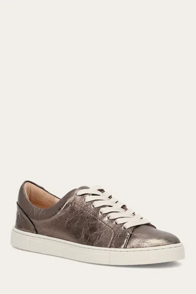 The Frye Company Frye Ivy Low Lace Sneaker In Bronze