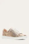 The Frye Company Frye Ivy Low Lace Sneaker In Dark Gold