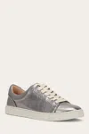 The Frye Company Frye Ivy Low Lace Sneaker In Dark Pewter