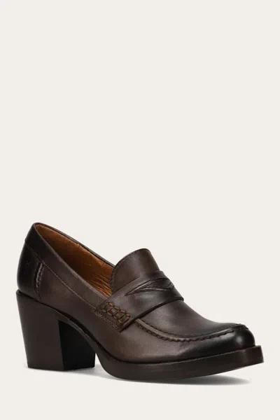 The Frye Company Frye Jean Loafer Loafers In Chocolate