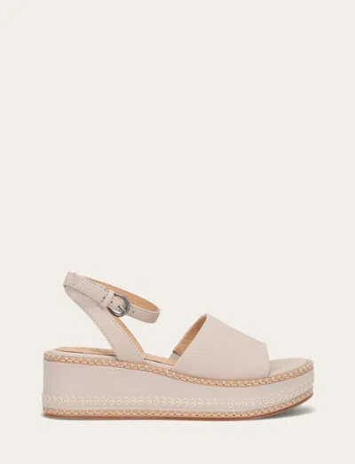 The Frye Company Frye Joy Ankle Strap Platform Sandal Sandals In White