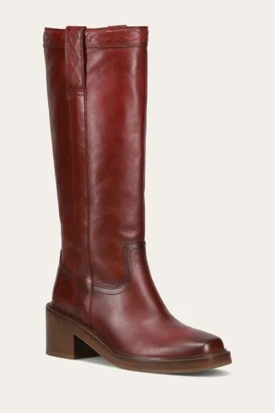 The Frye Company Frye Kate Pull On Tall Boots In Burgundy