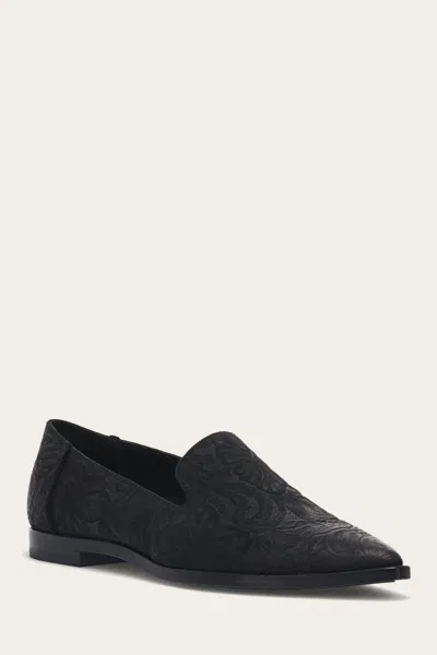 The Frye Company Frye Kenzie Venetian Flats In Black Floral