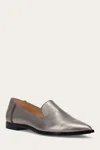 The Frye Company Frye Kenzie Venetian Flats In Dark Pewter