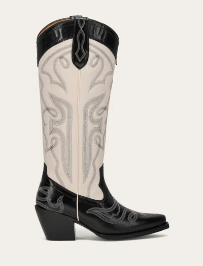 The Frye Company Frye Laila Double F Deco Boots In Black