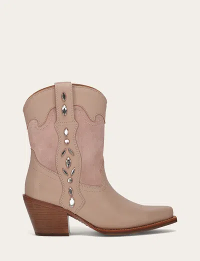 The Frye Company Frye Laila Short Rhinestone Booties In Multi