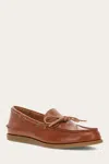 The Frye Company Frye Mason One Eye Tie Loafers In Saddle