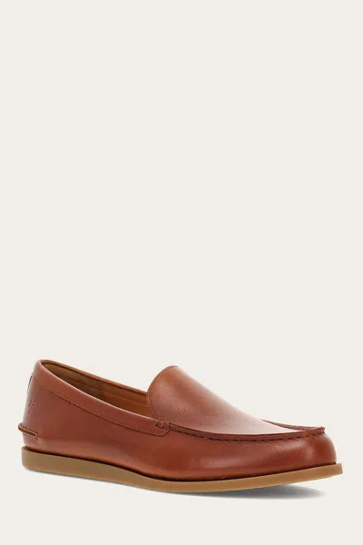 The Frye Company Frye Mason Slip On Loafers In Saddle