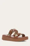 The Frye Company Frye Maya Buckle Sandal Sandals In Dark Latte