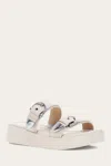 The Frye Company Frye Maya Buckle Sandal Sandals In Ivory