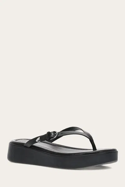 The Frye Company Frye Maya Buckle Thong Sandal Sandals In Black