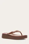 The Frye Company Frye Maya Buckle Thong Sandal Sandals In Cinnamon