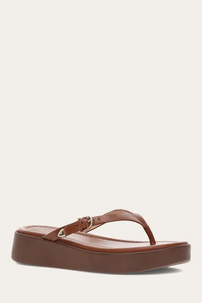 The Frye Company Frye Maya Buckle Thong Sandal Sandals In Cinnamon