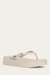 The Frye Company Frye Maya Buckle Thong Sandal Sandals In Ivory