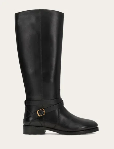 The Frye Company Frye Melissa Belted Riding Wide Calf Boots In Black