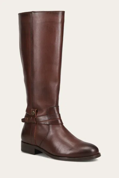 The Frye Company Frye Melissa Belted Tall Boots In Redwood