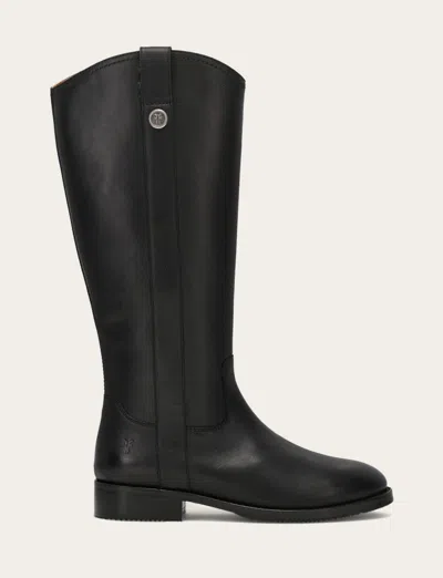 The Frye Company Frye Melissa Button Tall Inside Zip Wide Calf Boots In Black