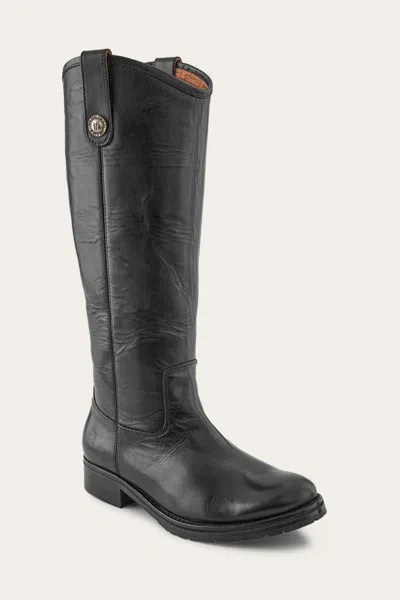 The Frye Company Frye Melissa Double Sole Button Lug Tall Boots In Black